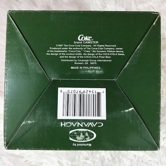 Vintage Coca-Cola Canister Collection 'Barber Shop' Miniature Canister - Picture 7 of 8